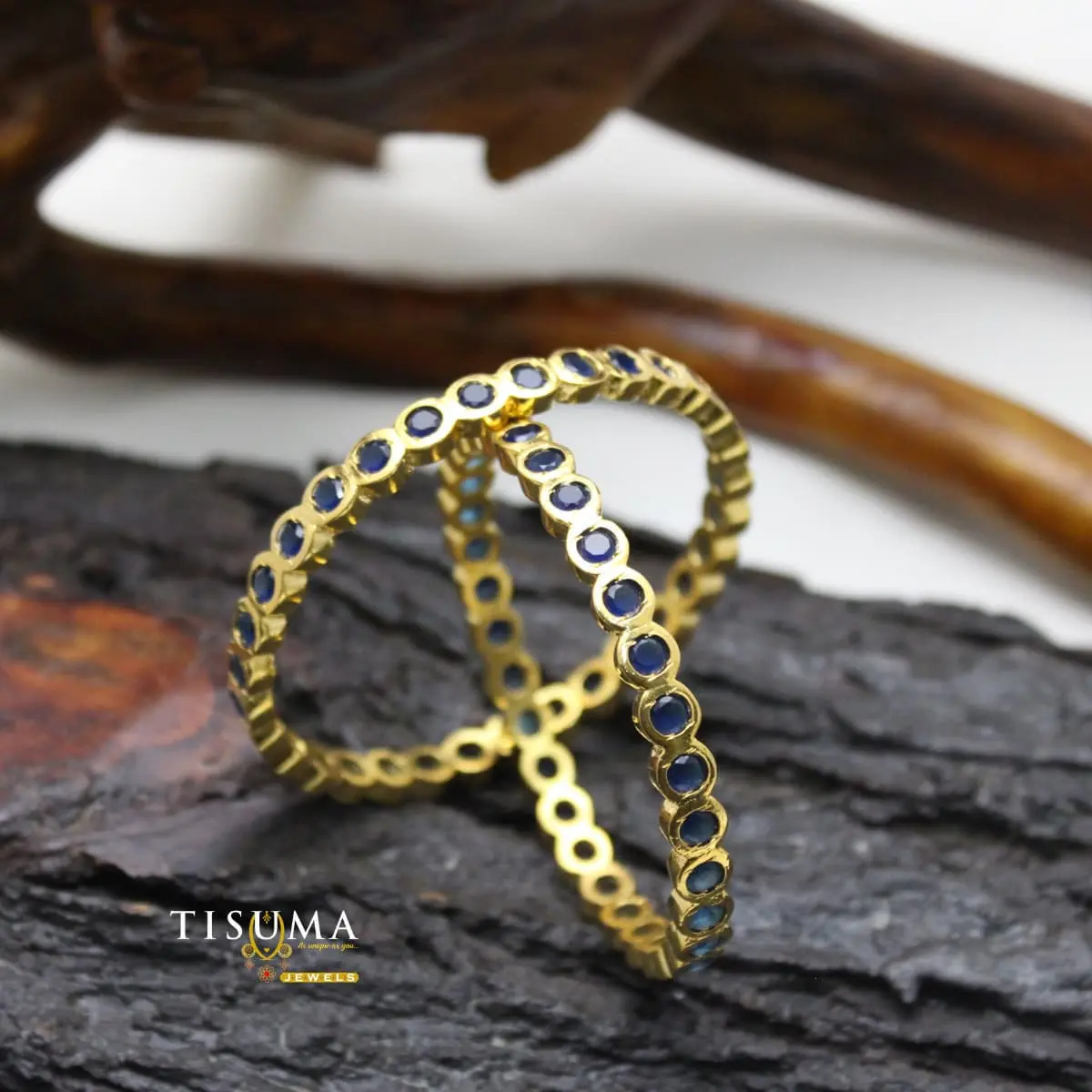 Sapphire Blue Bangle
